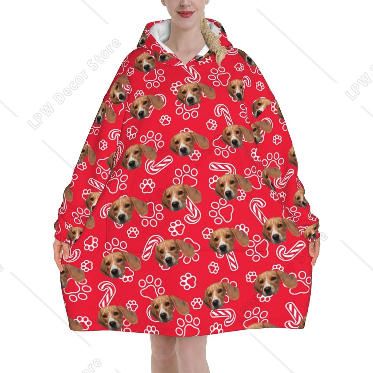 Home Textiles Photos - Hoodie Selimut Custom dengan Foto Wajah