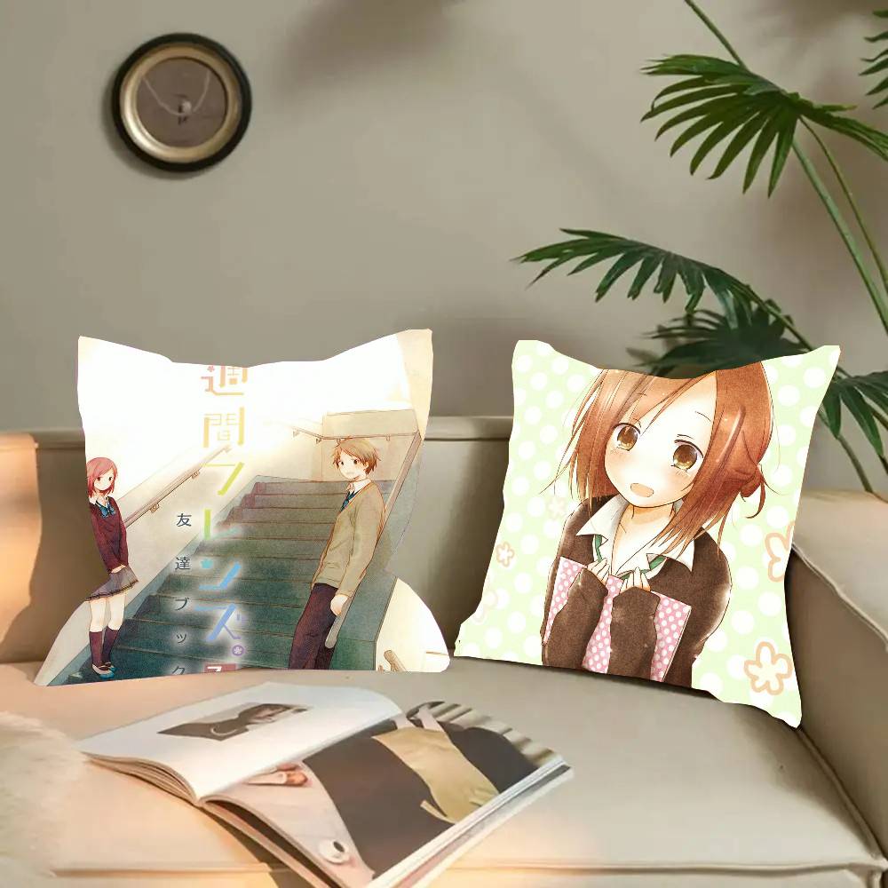 Home Textiles Week - Sarung Bantal Anime One Week Friends,