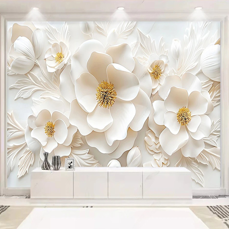 Home Textiles Photos - Wallpaper foto mewah ringan kelas atas