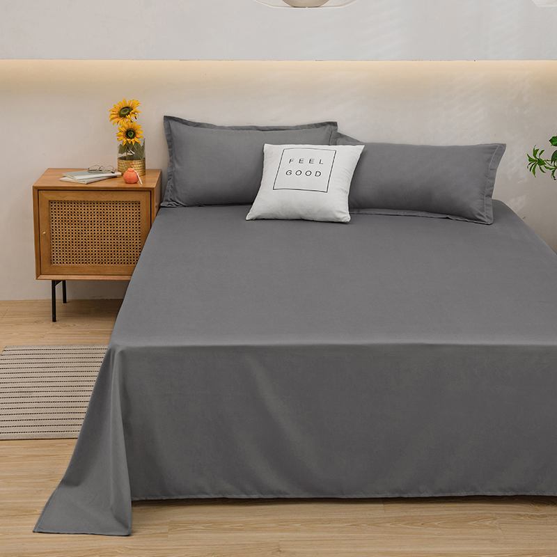 Silk Sheet Set - Sprei satu warna polos, sederhana dapat