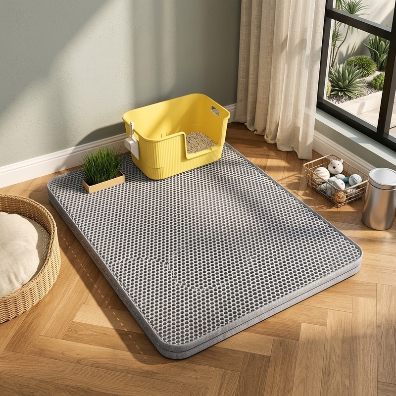 Mattress Protector Waterproof - Alas Pasir Kucing Ekstra Besar, Tahan
