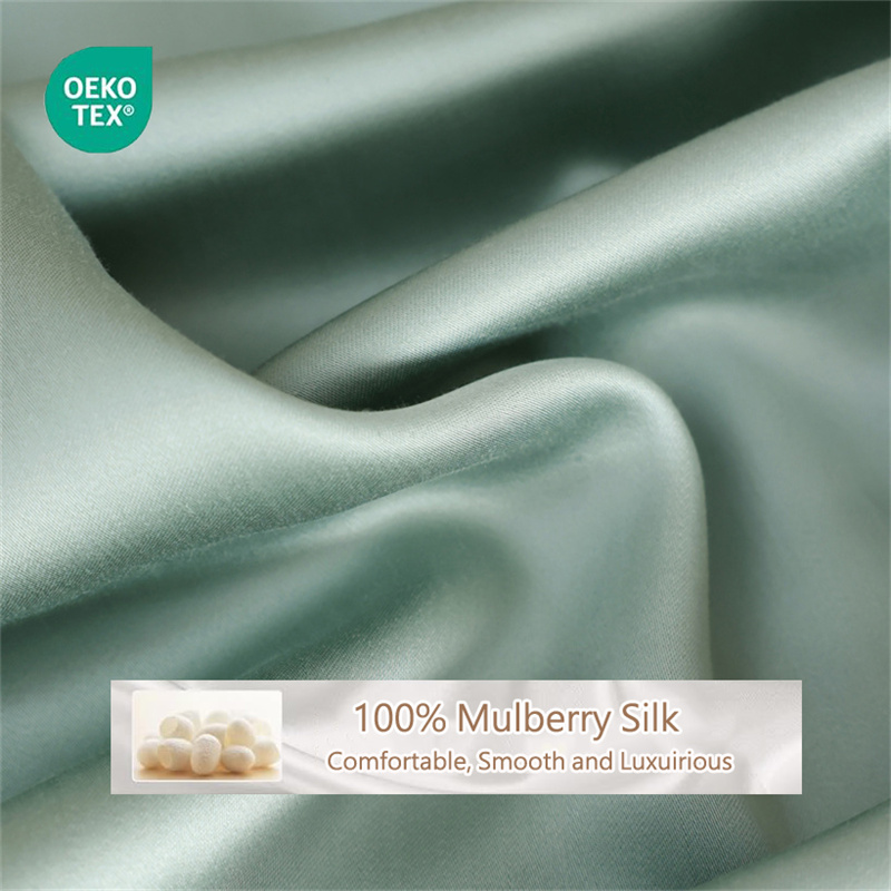 Sprei Sutra Mulberry 100% deng - Silk Sheet Set ulasan dan harga