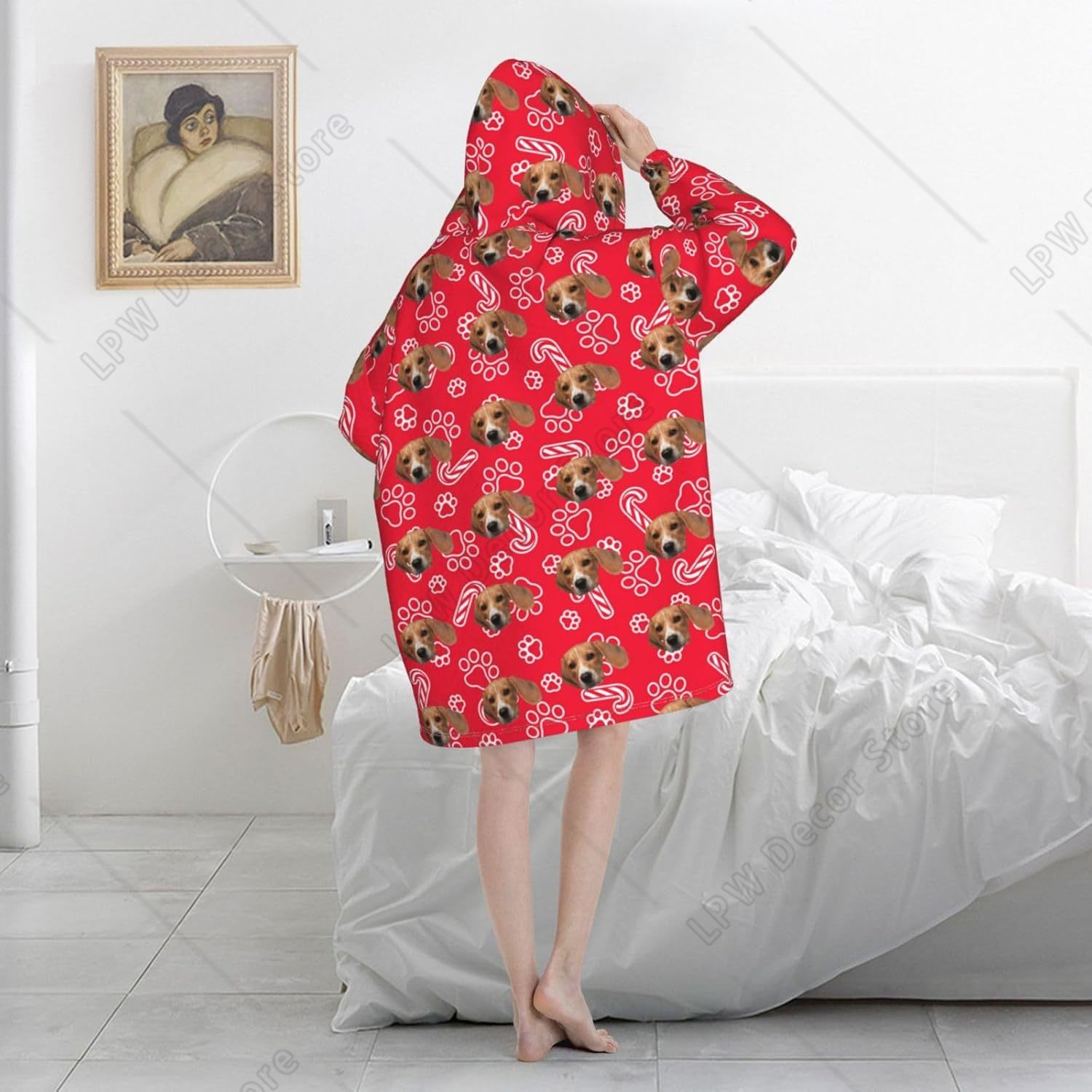 Hoodie Selimut Custom dengan F - Home Textiles Photos ulasan dan harga