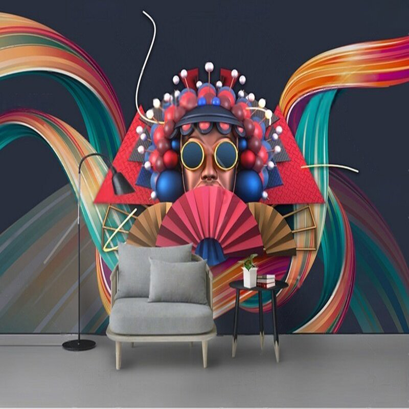 Tren abstrak warna modern Cina - Home Textiles Trends ulasan dan harga