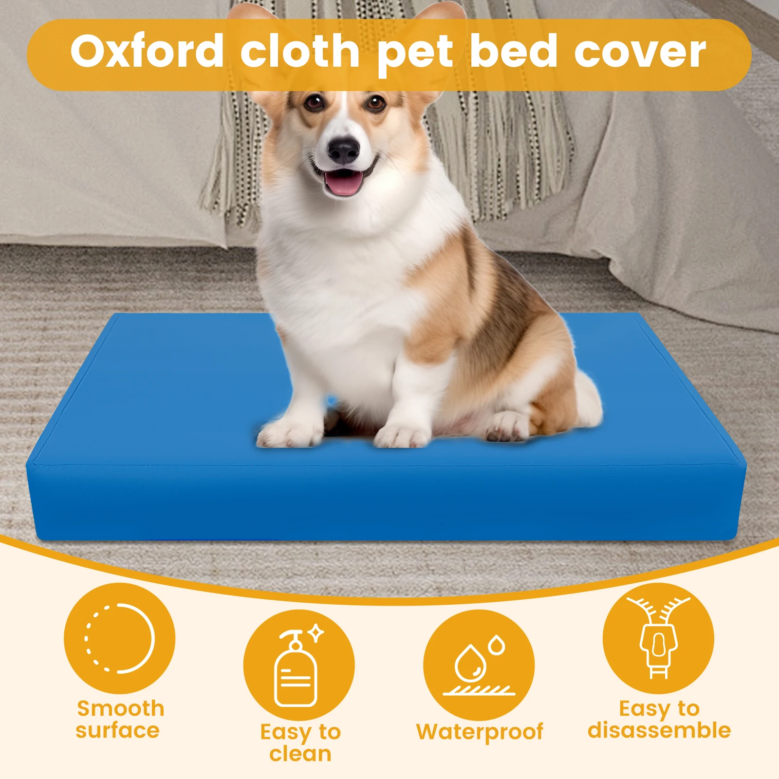 Penutup tempat tidur anjing ba - Mattress Protector Waterproof ulasan dan harga
