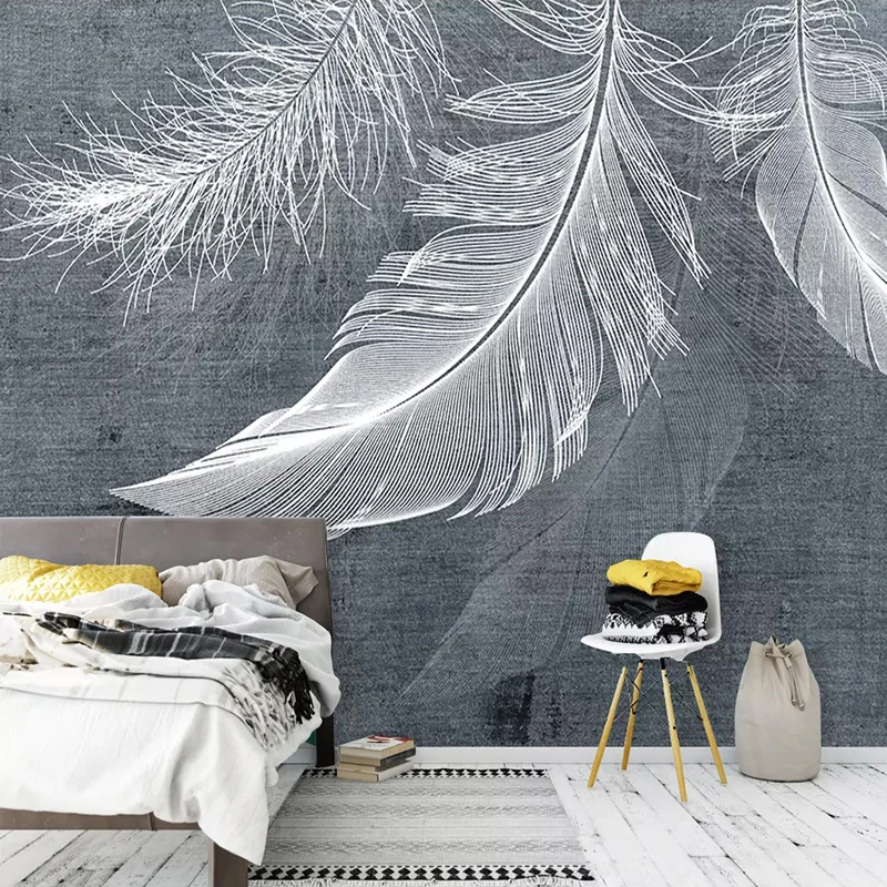 Wallpaper Mural Foto Bulu Sede - Home Textiles Photos ulasan dan harga