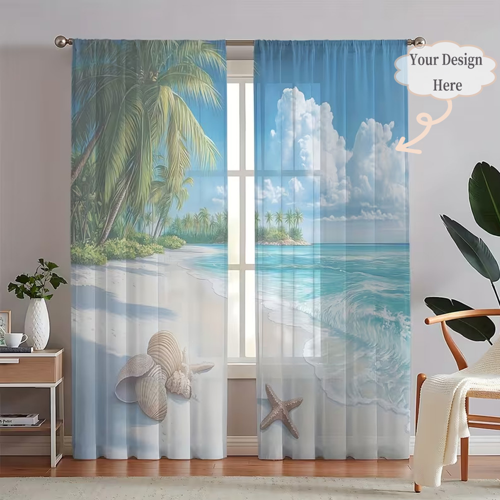 Gorden Tipis 2D Datar 2pcs Cus - Home Textiles Curtains ulasan dan harga