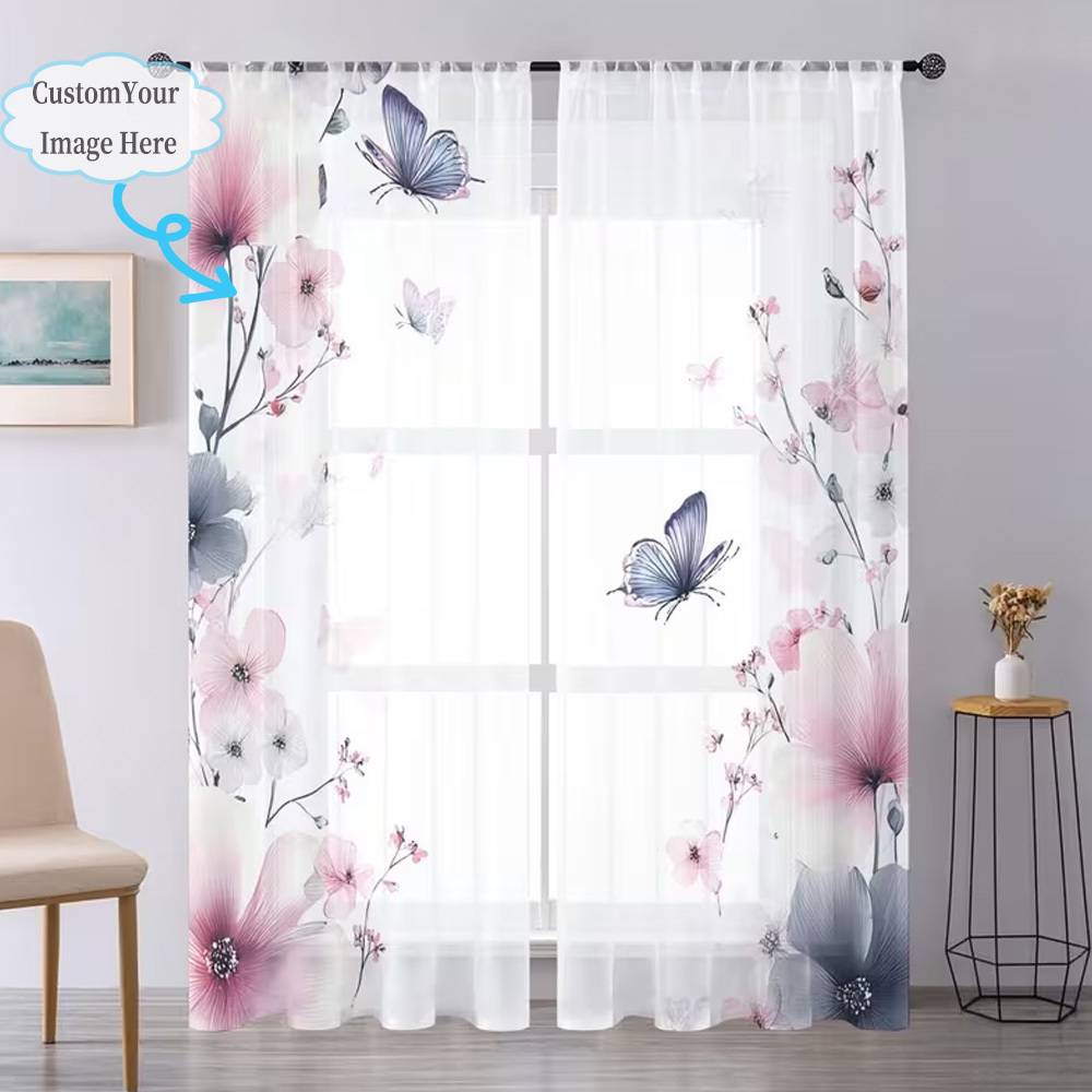 Gorden Tipis 2D Datar 2pcs Cus - Home Textiles Curtains ulasan dan harga
