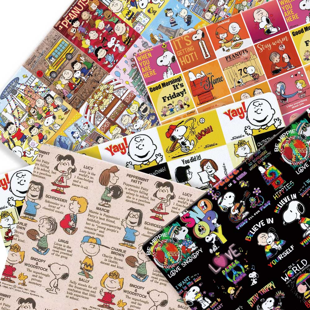 TAKARA TOMY Snoopy Kain 140x50 - Home Textiles Curtains ulasan dan harga