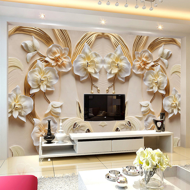 Foto Kustom Wallpaper 3D Relie - Home Textiles Photos ulasan dan harga