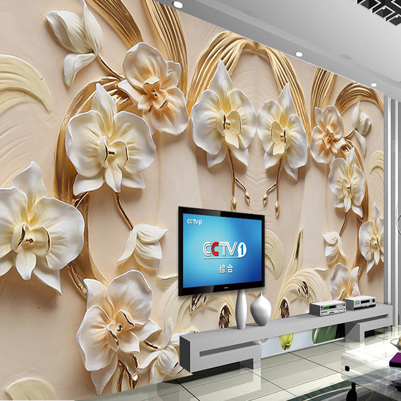 Foto Kustom Wallpaper 3D Relie - Home Textiles Photos ulasan dan harga