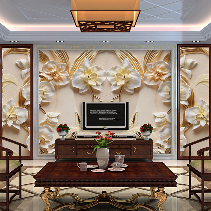 Foto Kustom Wallpaper 3D Relie - Home Textiles Photos ulasan dan harga