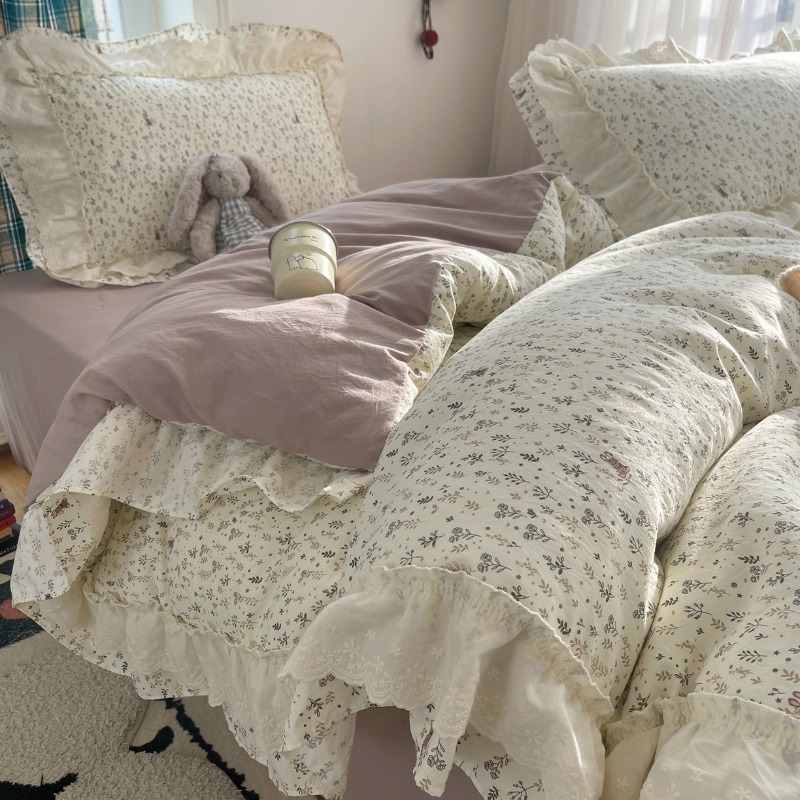 Set Sprei Kasur Empat Potong M - Silk Sheet Set ulasan dan harga