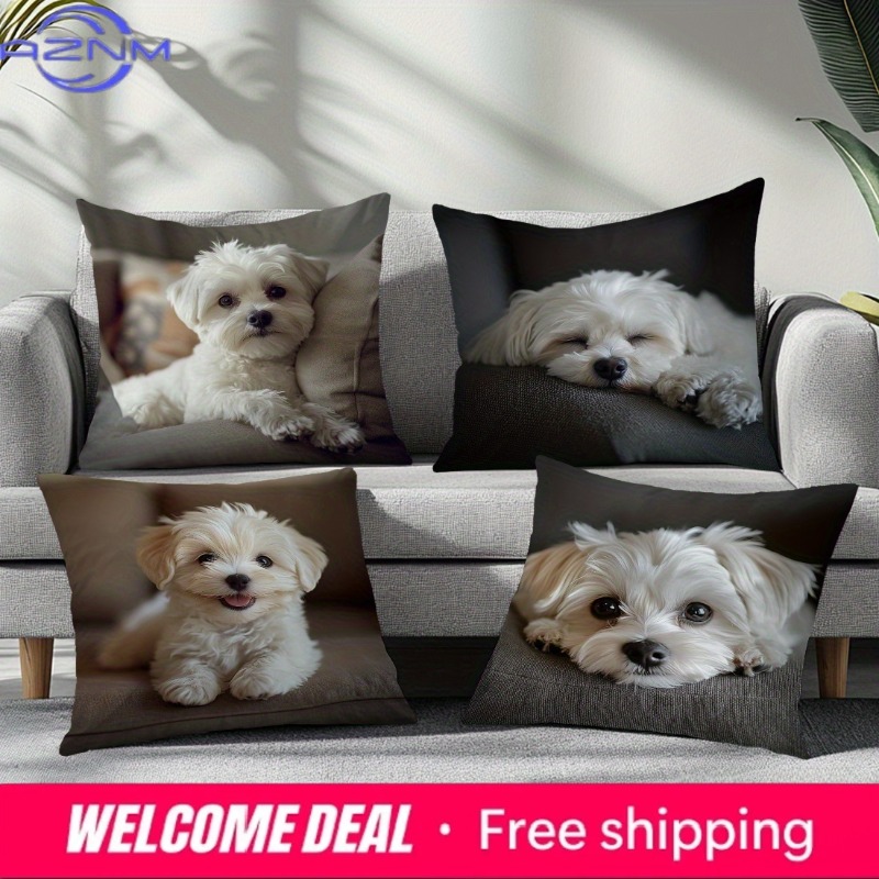 Sarung Bantal Cetak Foto Anjin - Home Textiles Photos ulasan dan harga