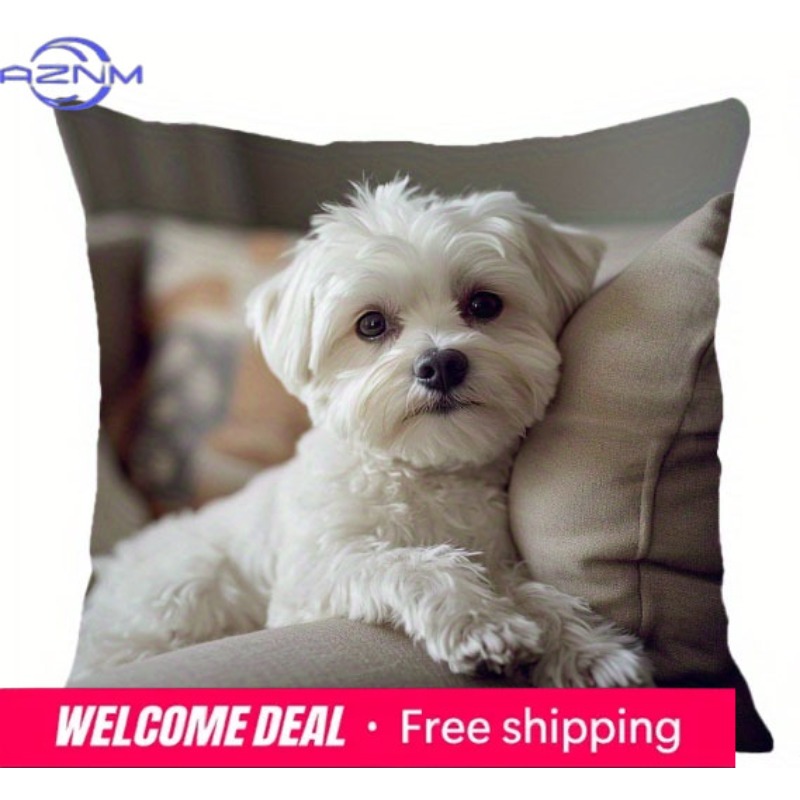 Sarung Bantal Cetak Foto Anjin - Home Textiles Photos ulasan dan harga