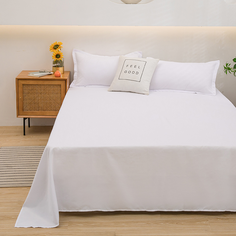 Sprei satu warna polos, sederh - Silk Sheet Set ulasan dan harga