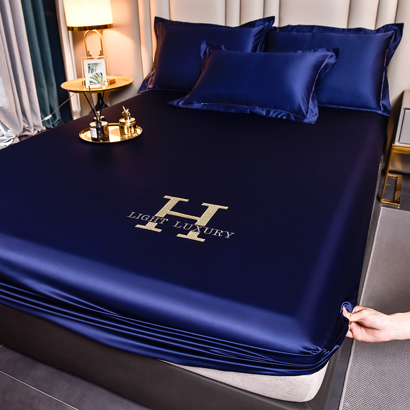 Sprei sutra es mewah elastis,  - Silk Sheet Set ulasan dan harga
