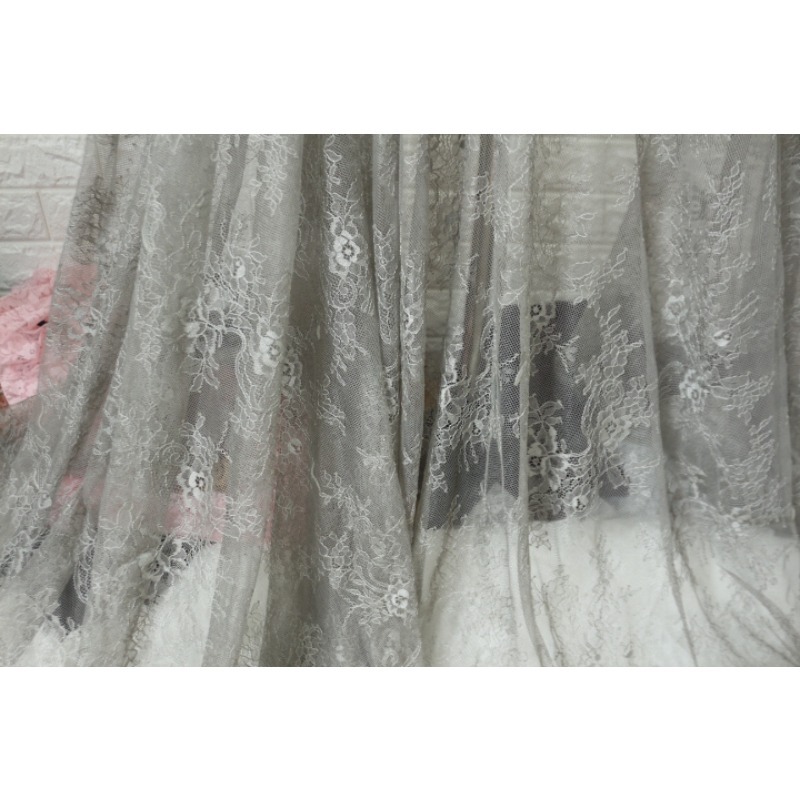 Kain Bordir Renda Bulu Mata Be - Home Textiles Curtains ulasan dan harga