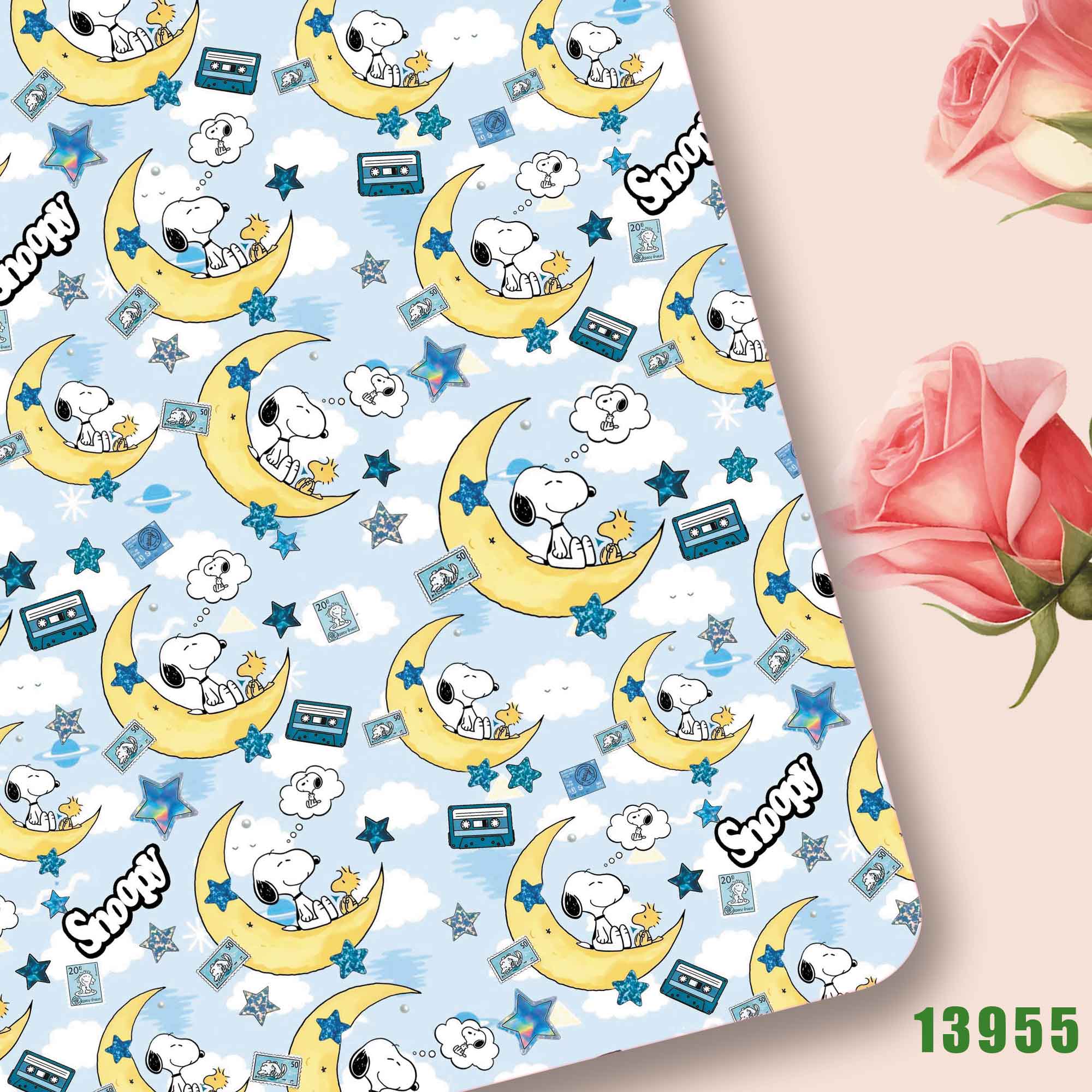 TAKARA TOMY Snoopy Kain 140x50 - Home Textiles Curtains ulasan dan harga
