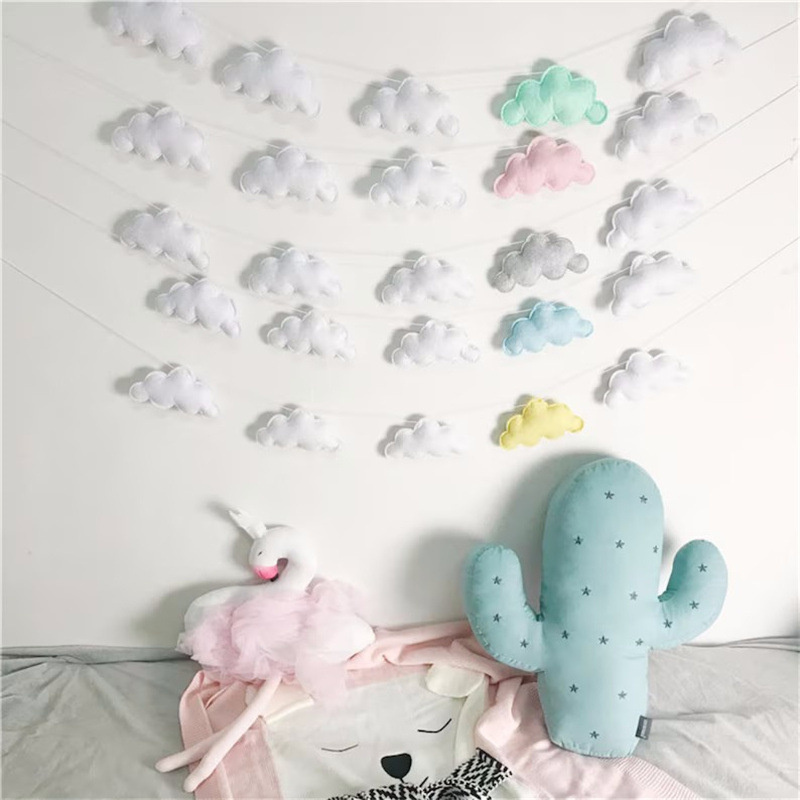 Nordic merasa awan karangan bu - Home Textiles Curtains ulasan dan harga